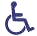 Logo accès fauteuil
