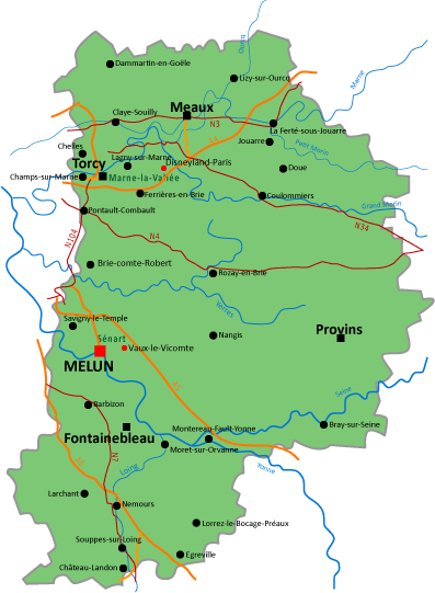 carte departement seine et marne